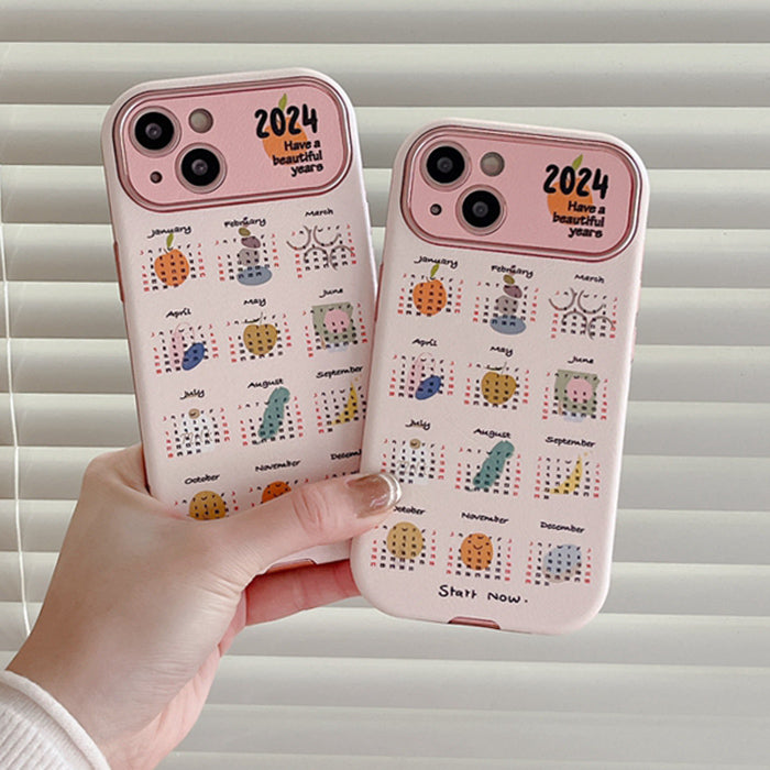 2024 CALENDAR IPHONE CASE FOR IPHONE WITH CALENDAR DESIGN
