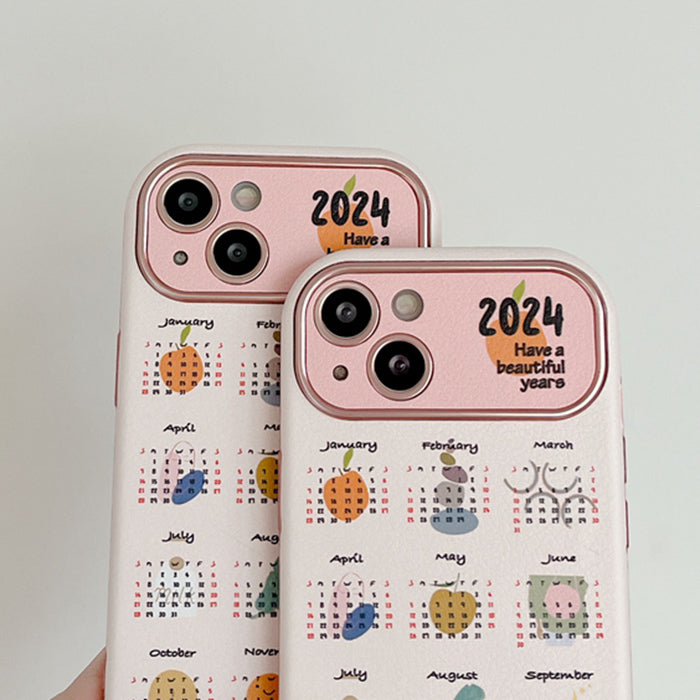 2024 CALENDAR IPHONE CASE FOR IPHONE WITH CALENDAR DESIGN