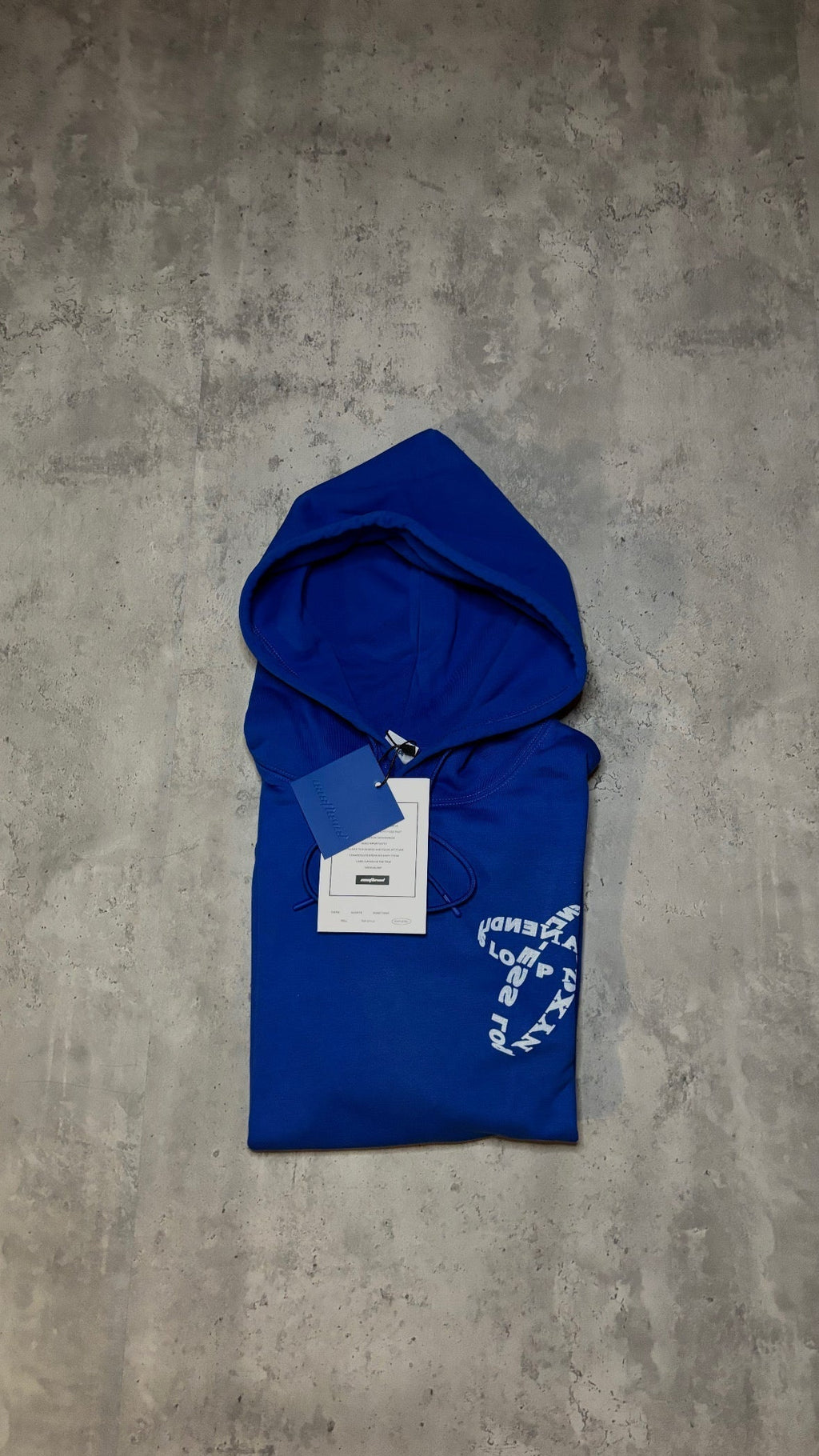 ABSTRACT GRAPHIC OVERSIZED HOODIE WITH TOPSTITCHING DETAILS