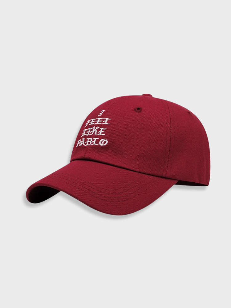 BASEBALL CAP PABLO CAP WITH GOTHIC TEXT