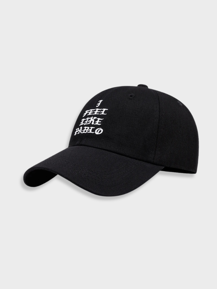 BASEBALL CAP PABLO CAP WITH GOTHIC TEXT