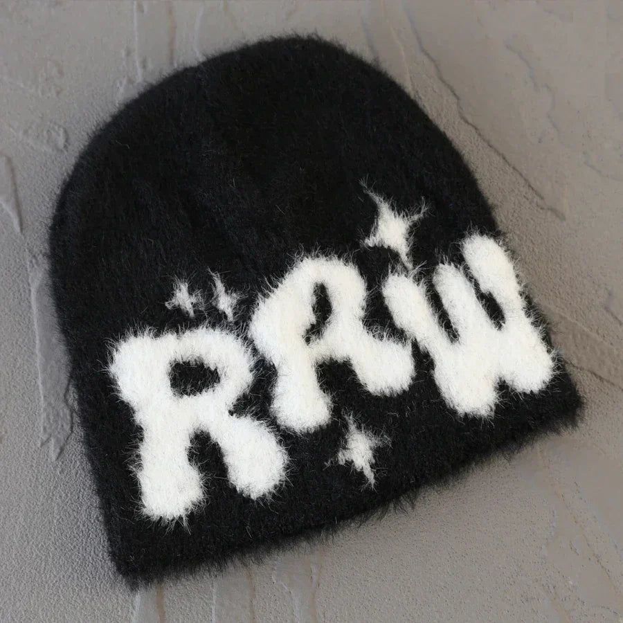 BEANIE HAT WITH WHITE LETTERING IN ROYAL BLUE AND SKY BLUE OPTIONS