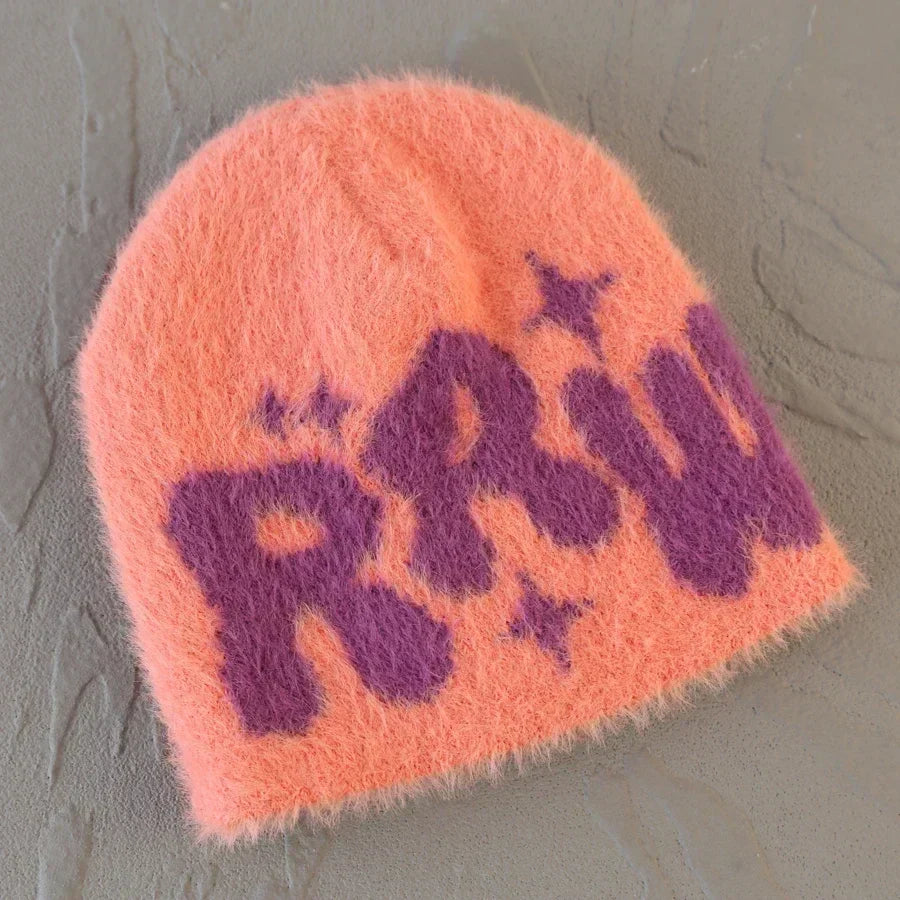 BEANIE HAT WITH WHITE LETTERING IN ROYAL BLUE AND SKY BLUE OPTIONS