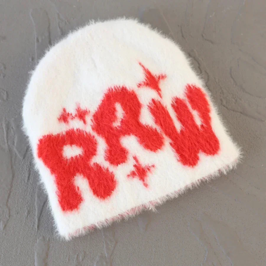 BEANIE HAT WITH WHITE LETTERING IN ROYAL BLUE AND SKY BLUE OPTIONS