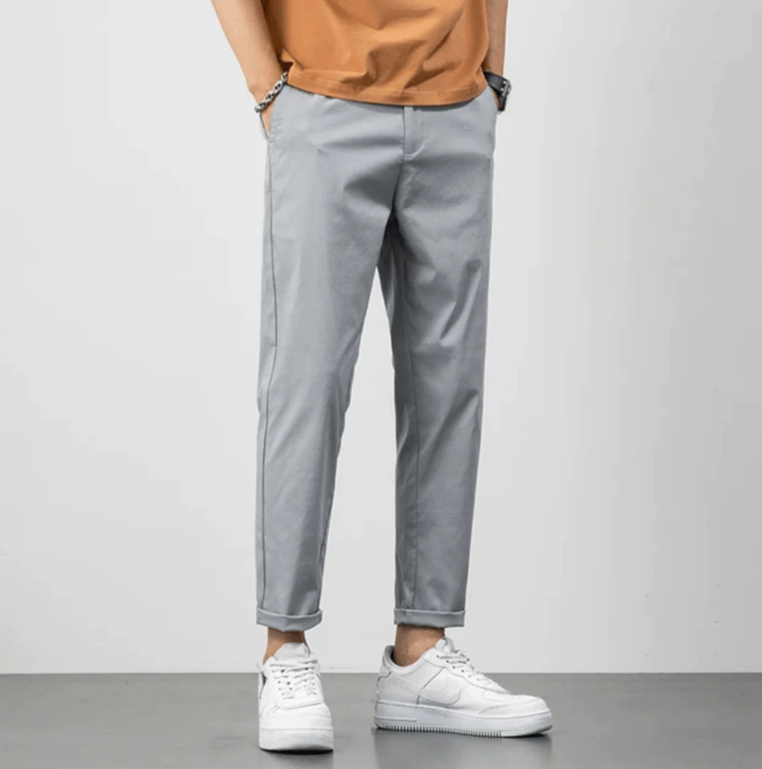 BEIGE CASUAL PANTS FOR EVERYDAY WEAR - COMFORTABLE CASUAL PANTS