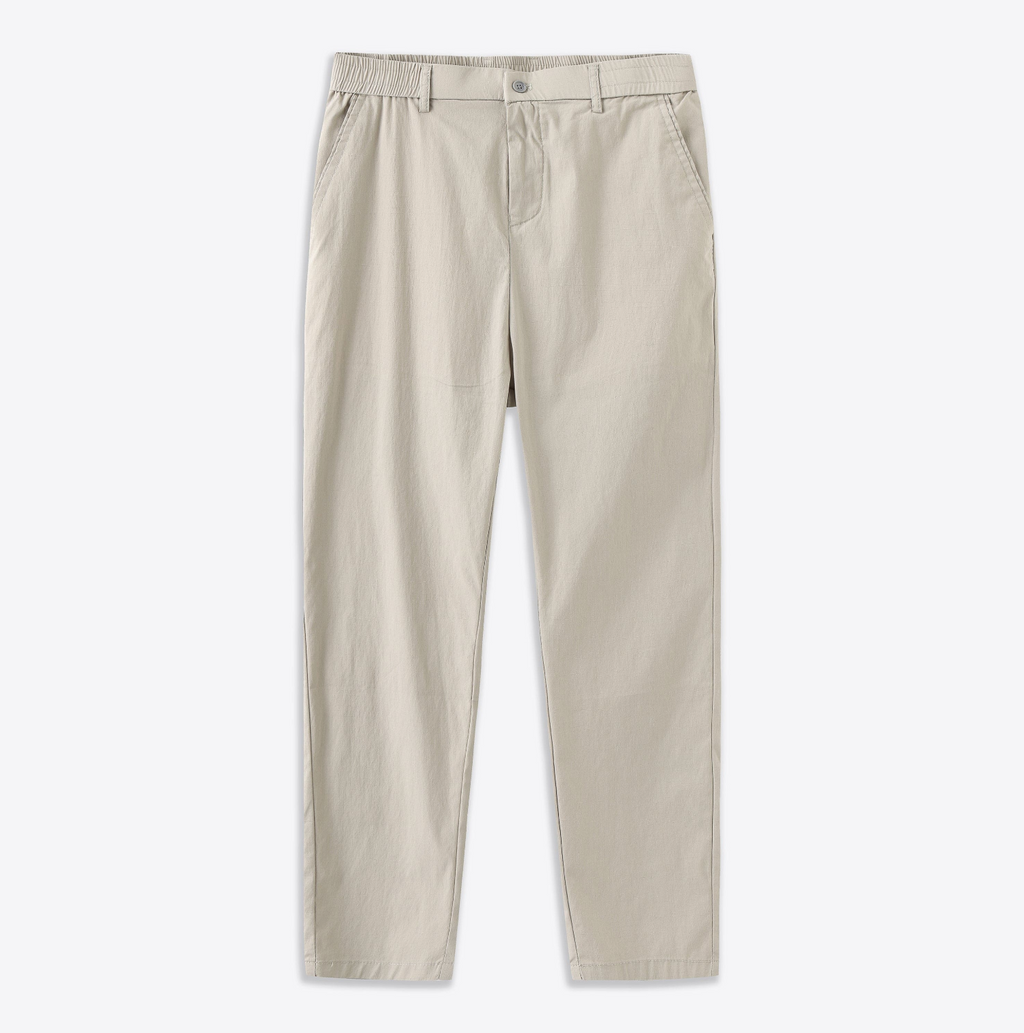 BEIGE CASUAL PANTS FOR EVERYDAY WEAR - COMFORTABLE CASUAL PANTS