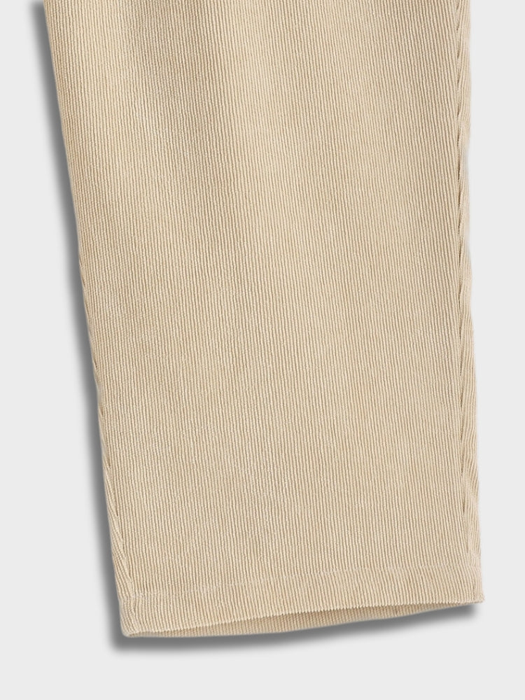 BEIGE DRAWSTRING PANTS FOR WOMEN - STYLISH CASUAL PANTS