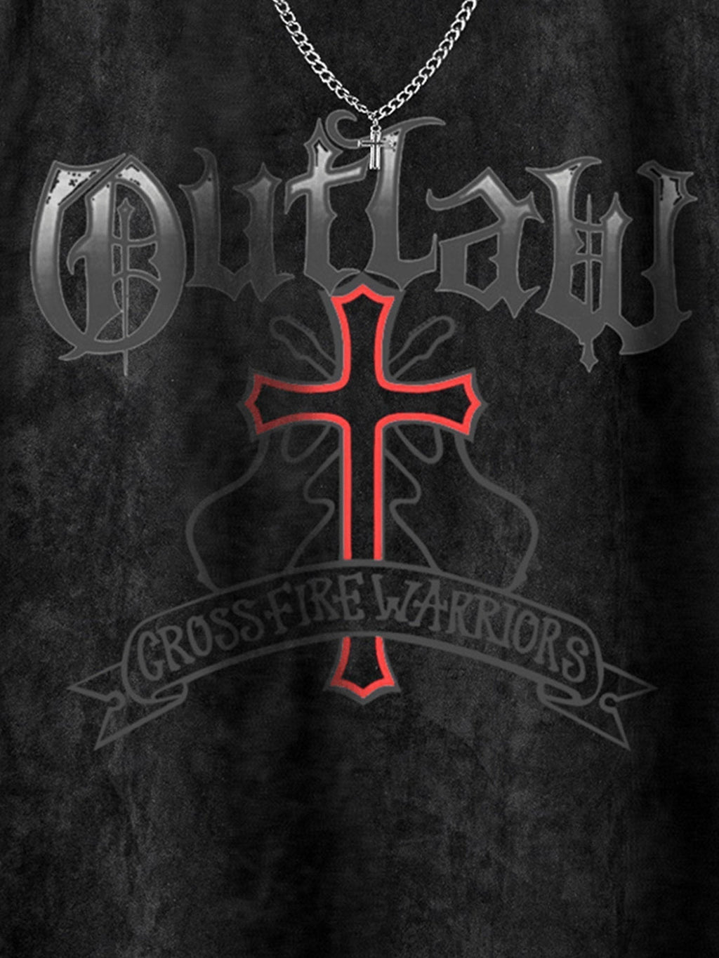 BEIGE SLEEVELESS SHIRT WITH GRAPHIC AND ROUND COLLAR, LOOSE FIT PULLOVER