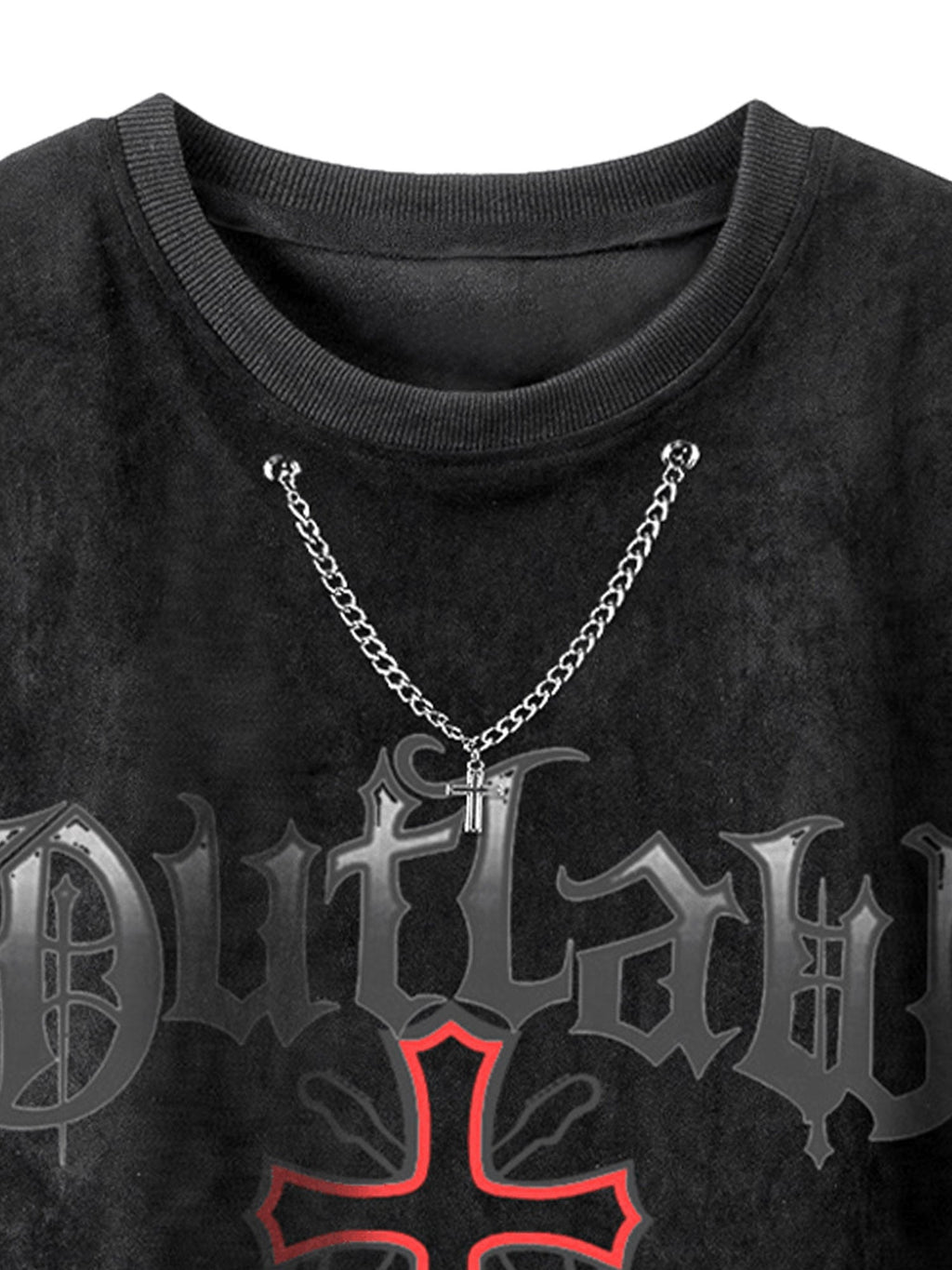 BEIGE SLEEVELESS SHIRT WITH GRAPHIC AND ROUND COLLAR, LOOSE FIT PULLOVER