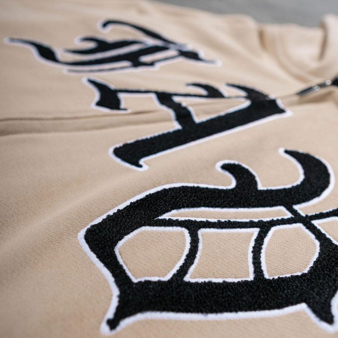 BEIGE ZIP-UP HOODIE FAB SWEAT ZIP FOR CASUAL WEAR