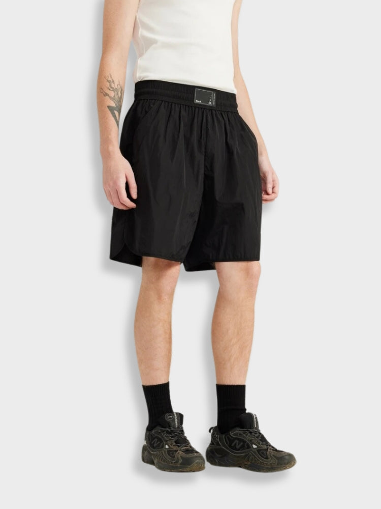 BELTED SHORTS WITH SIZE CHART AND LEG OPENING MEASUREMENTS