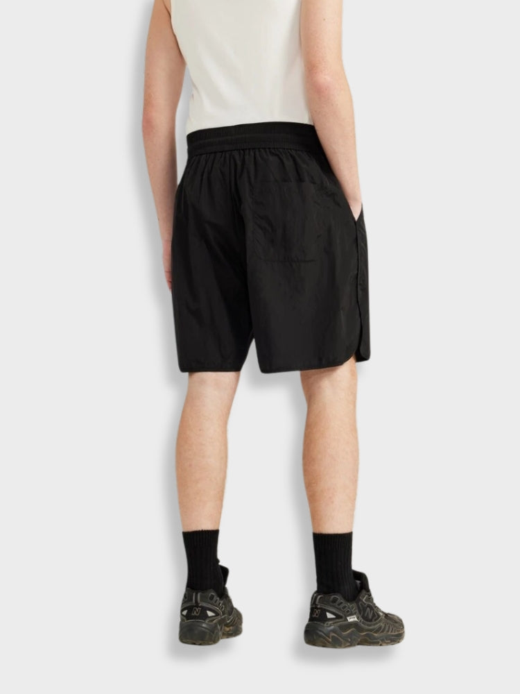 BELTED SHORTS WITH SIZE CHART AND LEG OPENING MEASUREMENTS