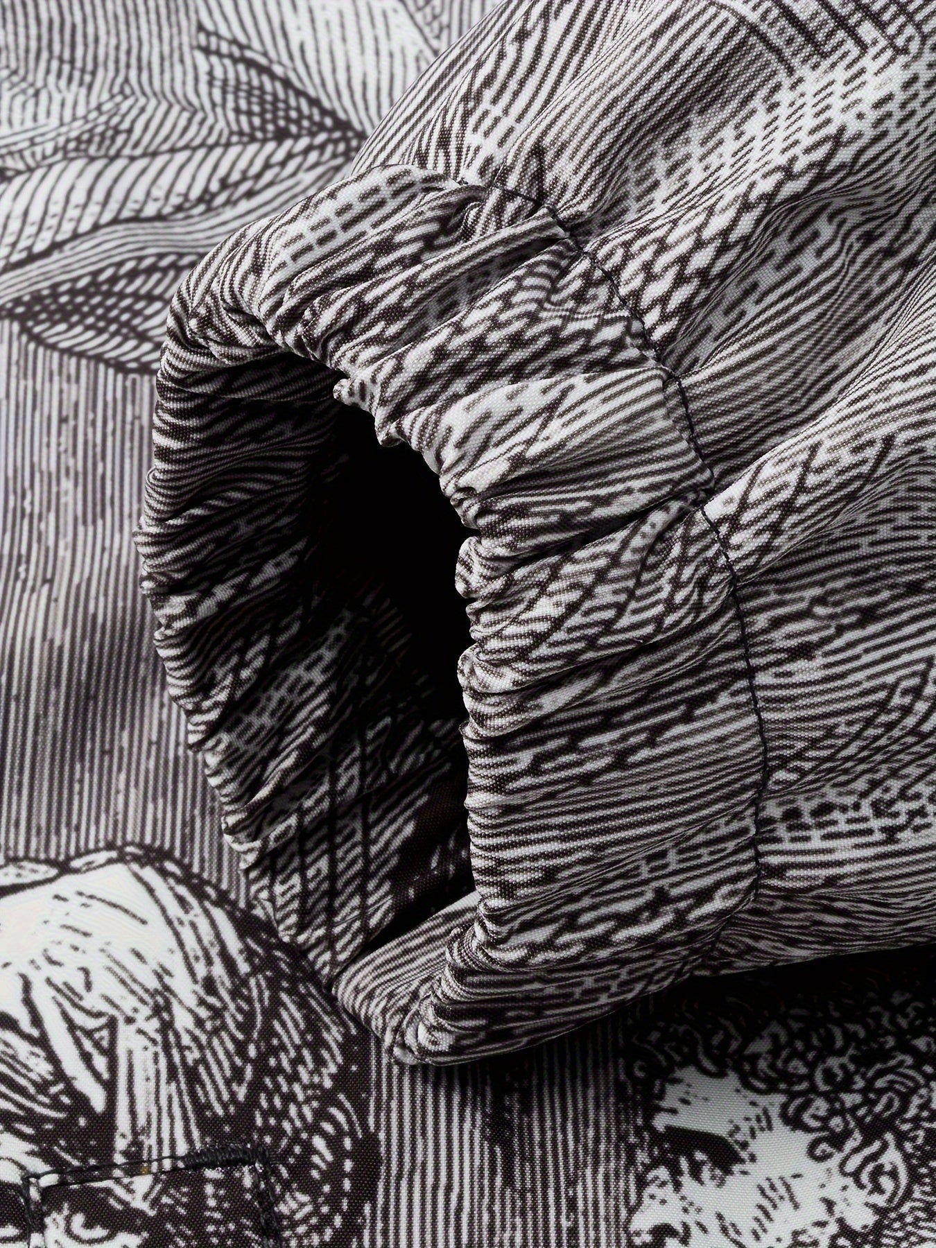 BLACK AND WHITE LAST SUPPER JACKET CASUAL LONG SLEEVE POCKET