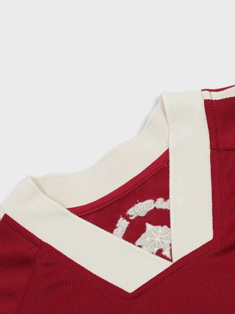 BLACK AND WHITE SOCCER JERSEY - PERFECT FIT SHIRT FOR COMFORT