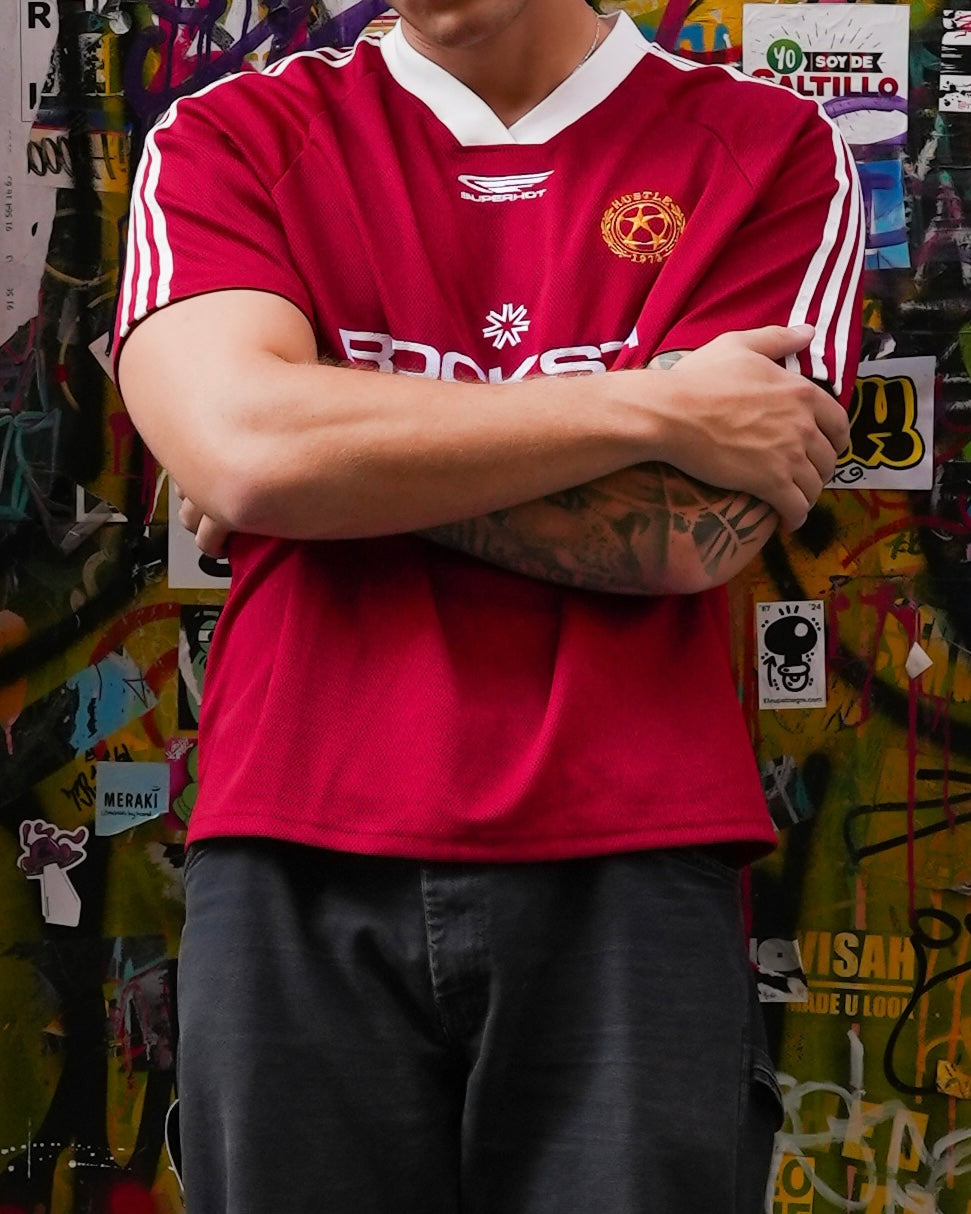 BLACK AND YELLOW SOCCER JERSEY TEAM SPIRIT APPAREL SPORTSWEAR