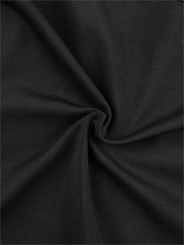 BLACK ATHLETIC MINI SKIRT SLIM FIT HIGH WAIST Y2K STYLE