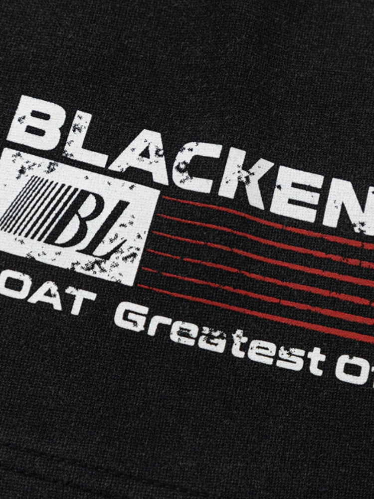 BLACK ATHLETIC SHORTS WITH SIZE RECOMMENDATIONS FOR A PERFECT FIT