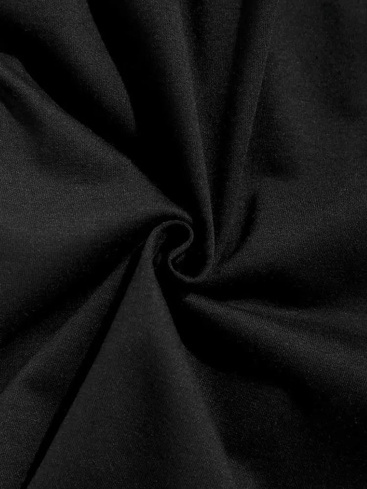 BLACK ATHLETIC SHORTS WITH WHITE STRIPES SHORT CASUAL STREETWEAR