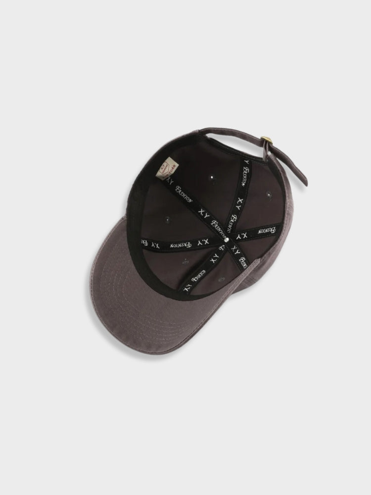 BLACK BASEBALL CAP STUBBER CAP FOR OUTDOOR ENTHUSIASTS