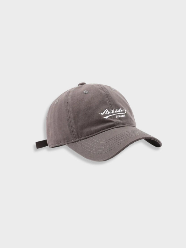 BLACK BASEBALL CAP STUBBER CAP FOR OUTDOOR ENTHUSIASTS