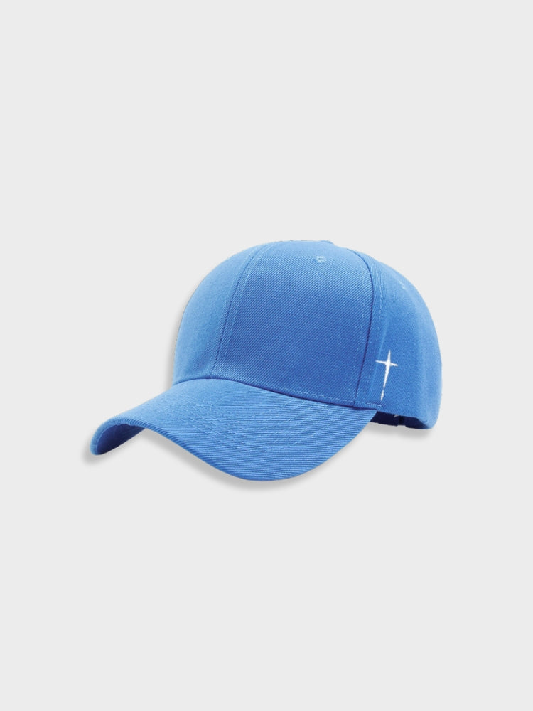 BLACK BASEBALL CAP WITH CROSS - MONEY STYLE CROSS