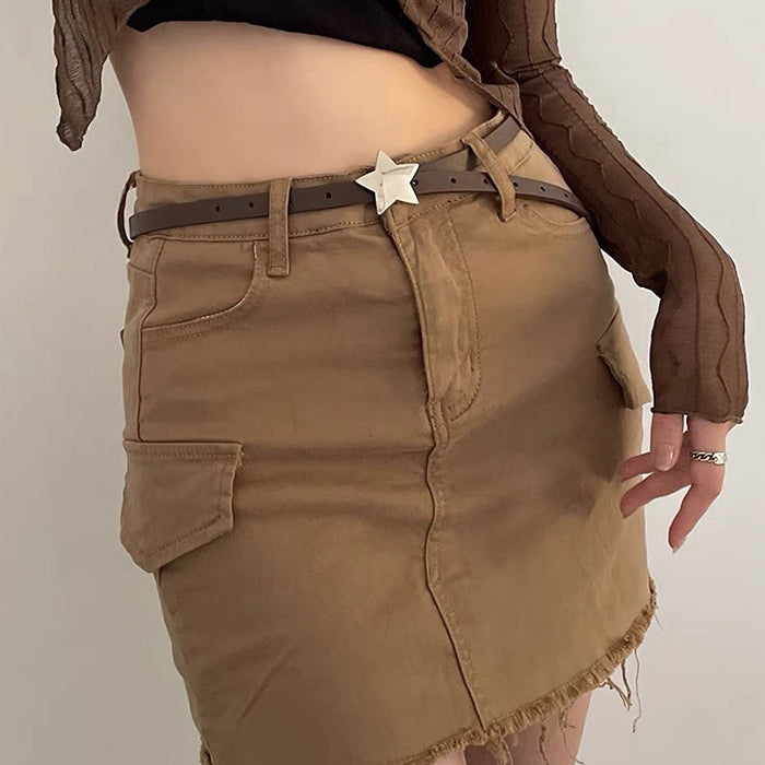 BLACK BELT WITH SILVER STAR BUCKLE ACCESSORY FOR MARTIAL ARTS TRAINING