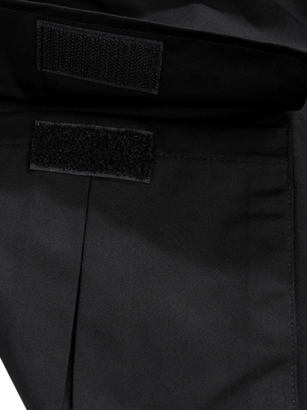 BLACK CARGO PANTS WITH MULTIPLE POCKETS WORKWEAR WIDE LEG DESIGN