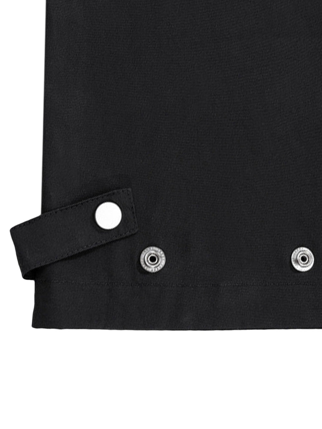 BLACK CARGO PANTS WITH MULTIPLE POCKETS WORKWEAR WIDE LEG DESIGN