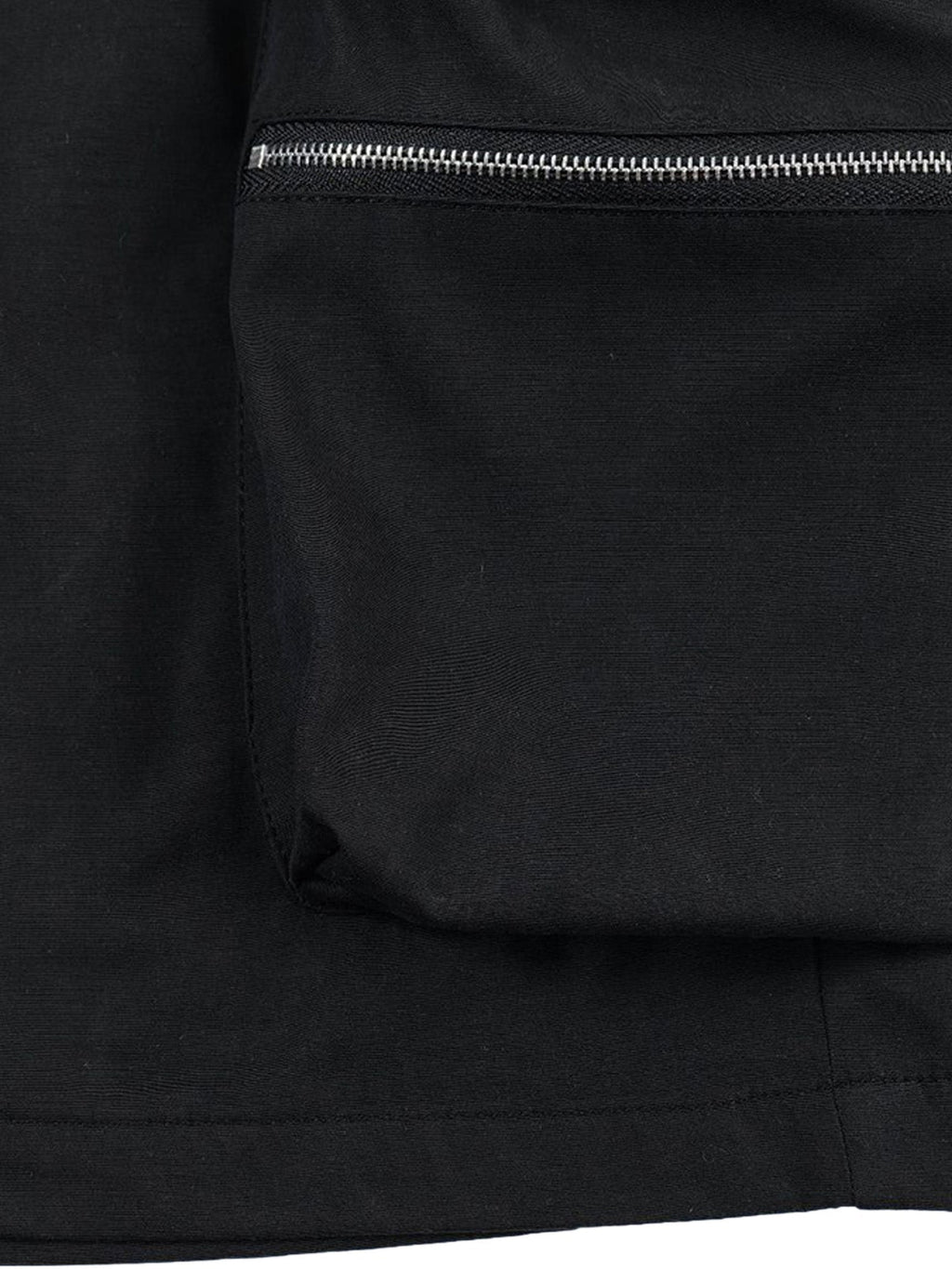 BLACK CARGO SHORTS MID WAIST STRAIGHT LEG STYLE