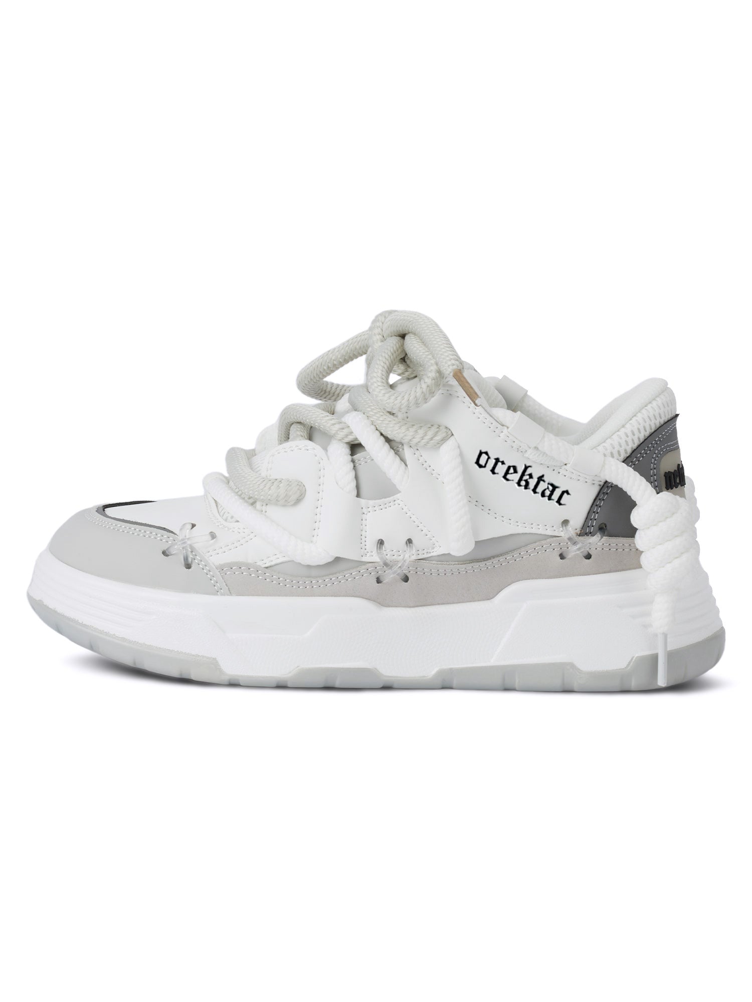 BLACK CHUNKY SNEAKERS ROUND TOE HIGH SP230531DF35