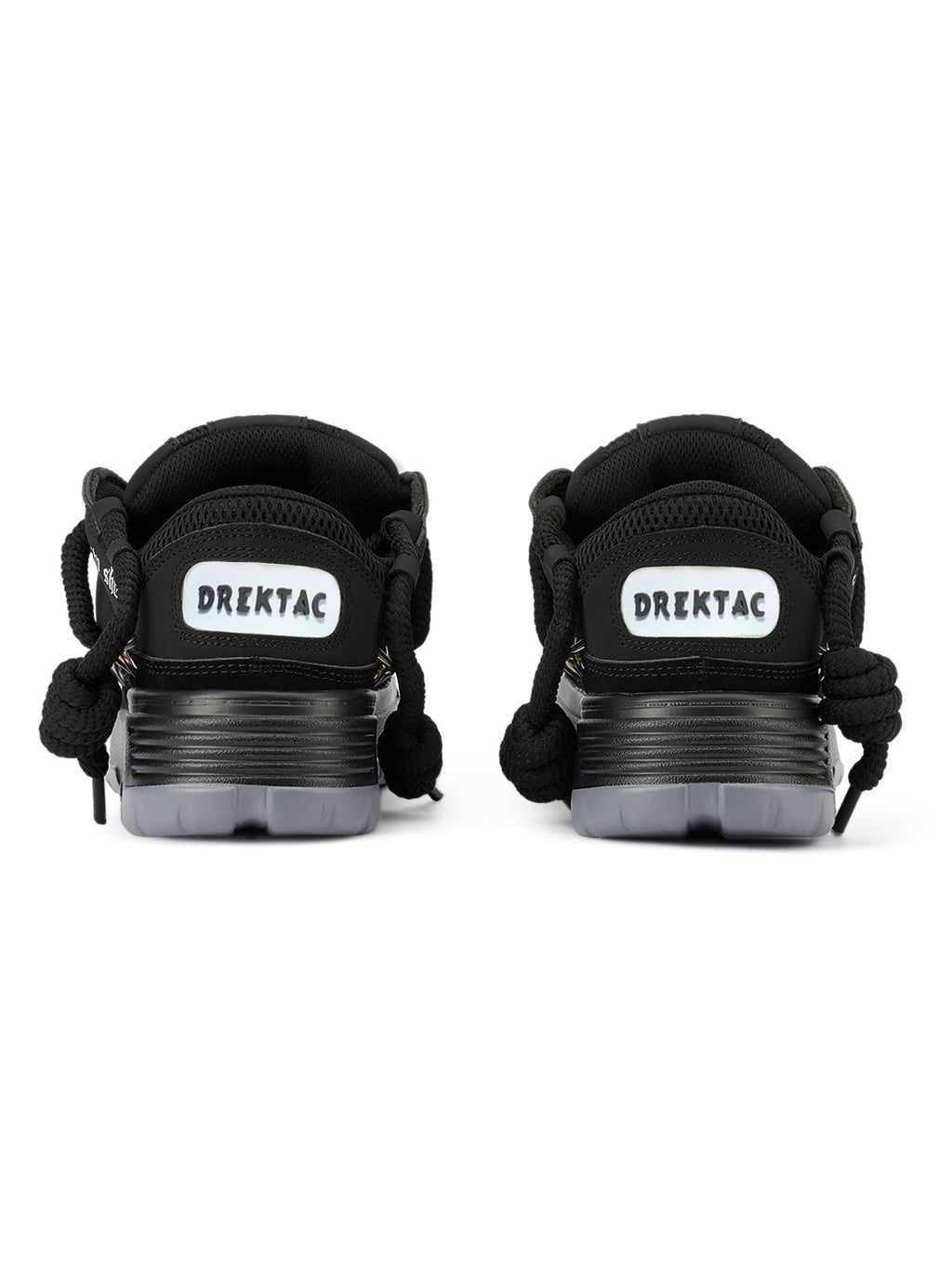 BLACK CHUNKY SNEAKERS ROUND TOE HIGH SP230531DF35