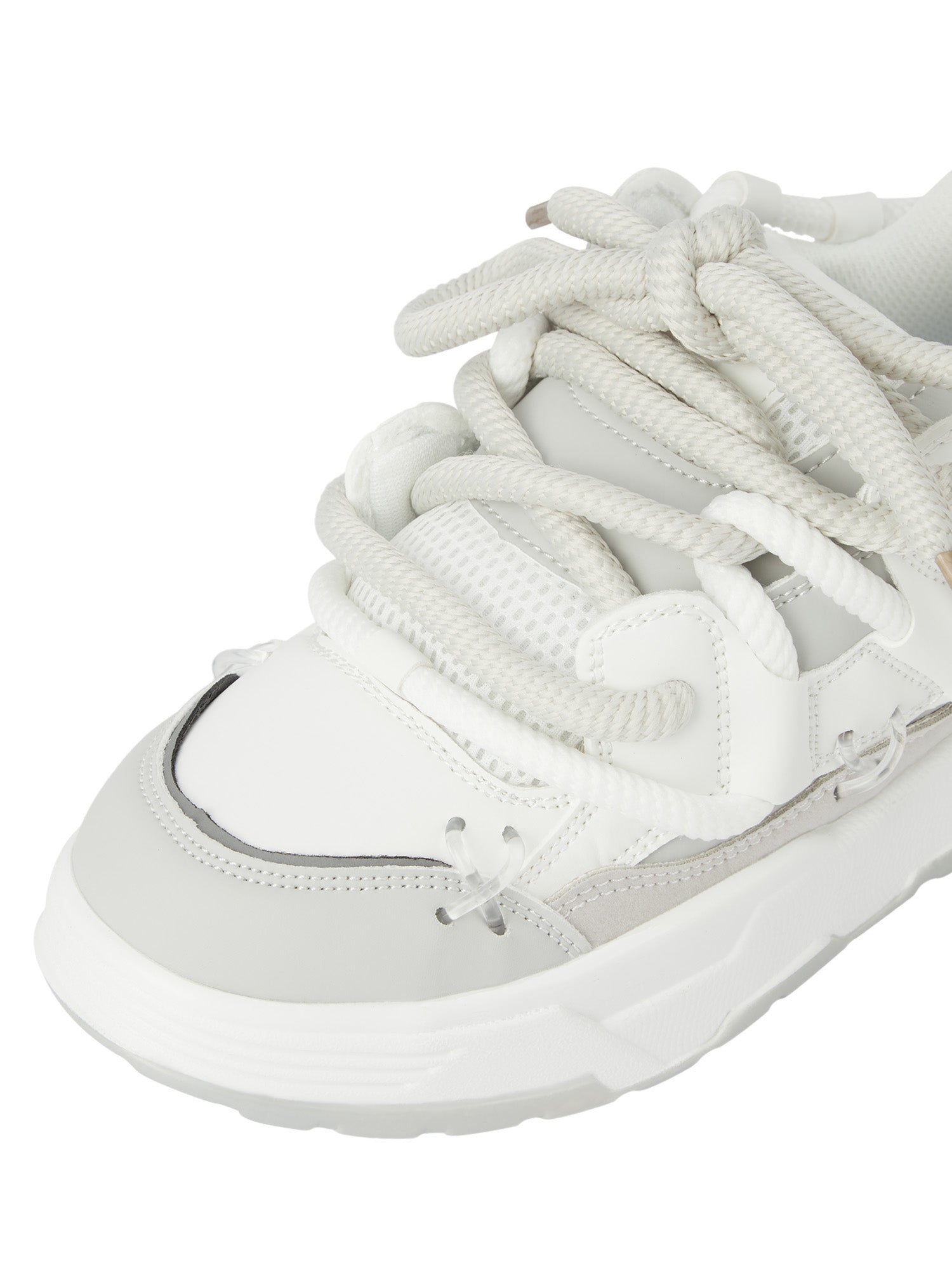 BLACK CHUNKY SNEAKERS ROUND TOE HIGH SP230531DF35