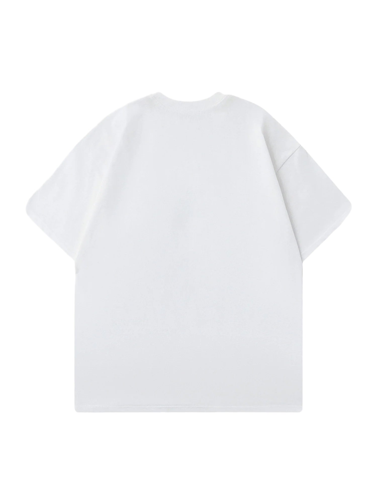 BLACK CORSET DESIGN T-SHIRT WITH ROUND COLLAR SPRING PRINT PULLOVER