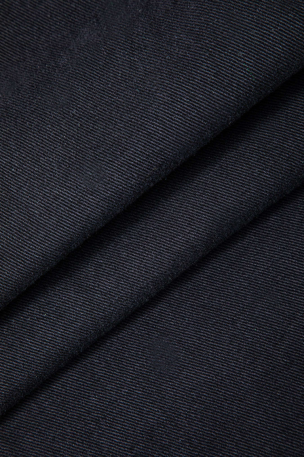 BLACK DENIM MIDI SKIRT WITH ASYMMETRICAL CLOSURE FOR SPECIAL OCCASION DENIM