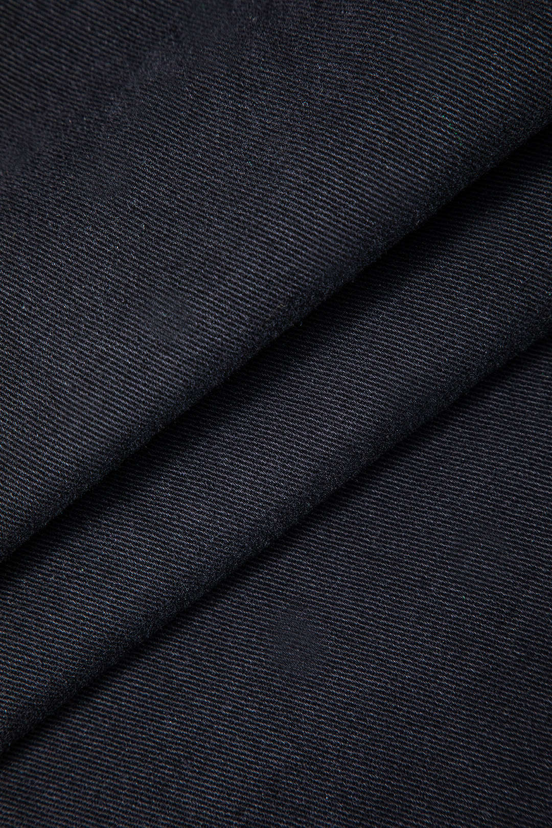 BLACK DENIM MIDI SKIRT WITH ASYMMETRICAL CLOSURE FOR SPECIAL OCCASION DENIM