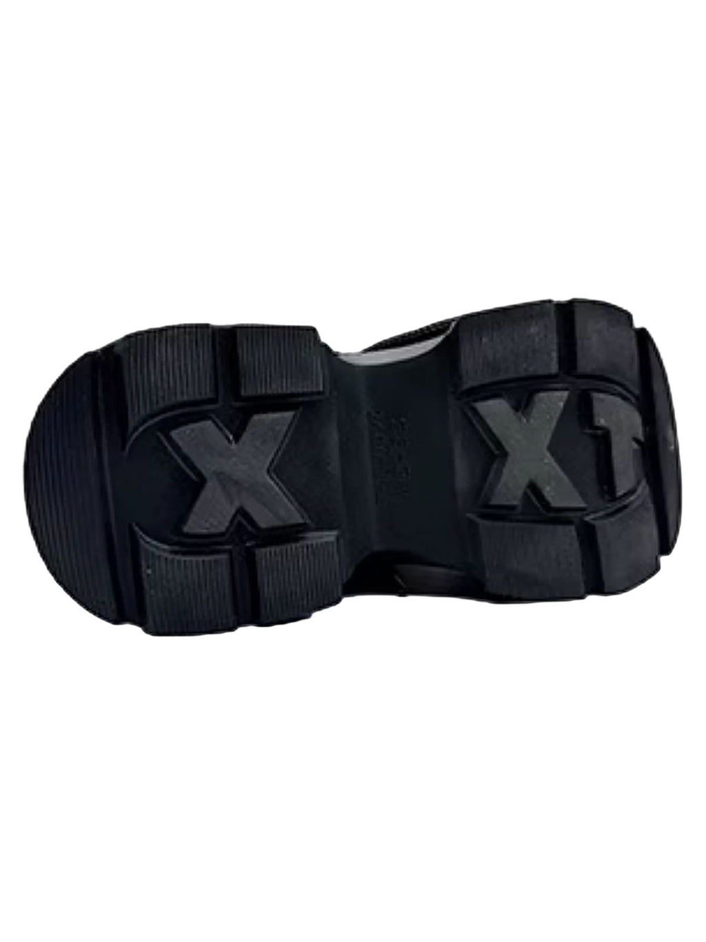 BLACK DERBY PLATFORM SHOES WITH YELLOW ACCENTS - PLATFORM SHOES