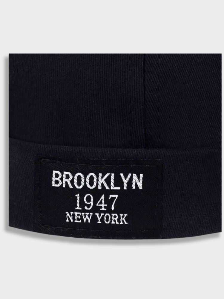 BLACK DOCKER CAP - BROOKLYN SKULL CAP