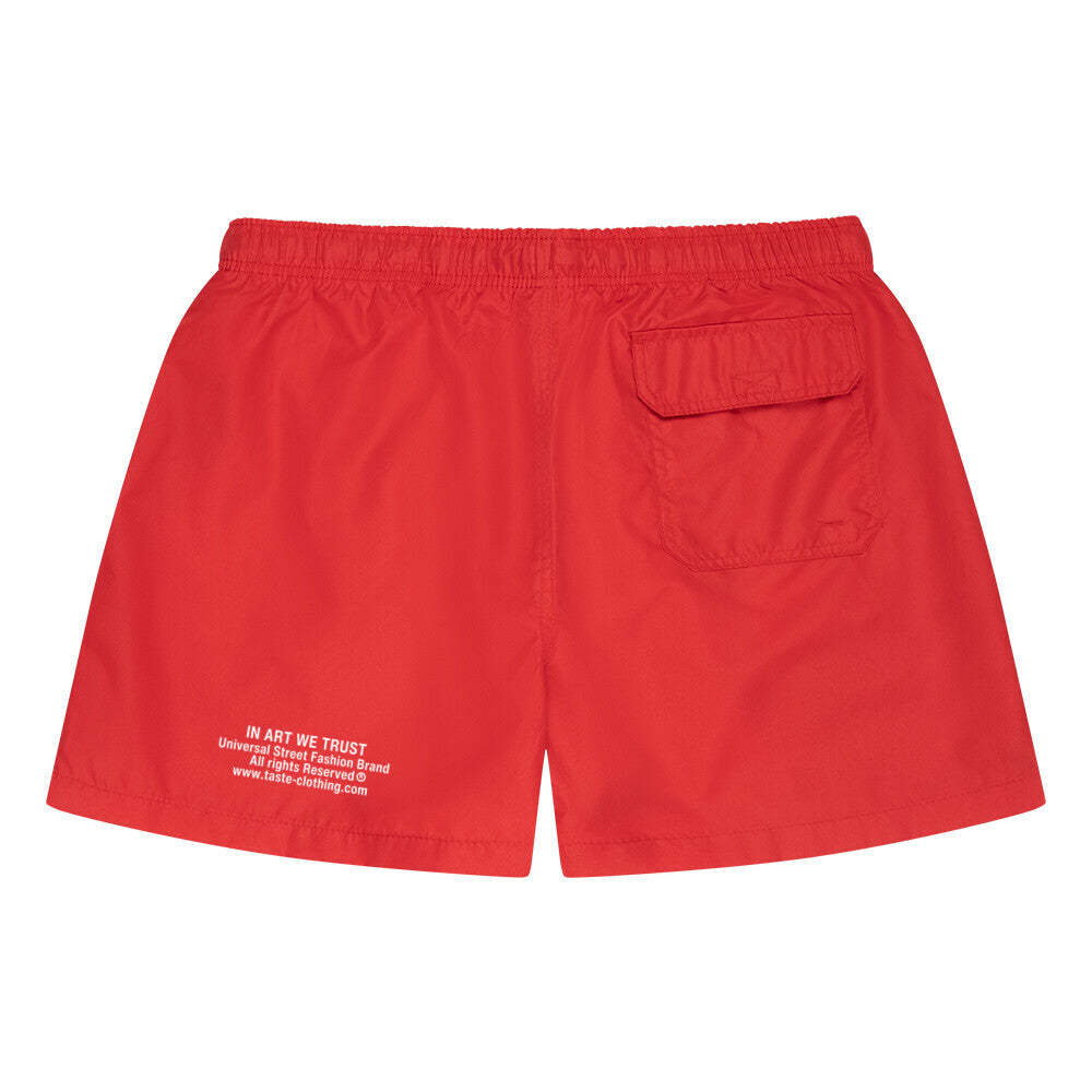 BLACK DRAWSTRING SHORTS swim