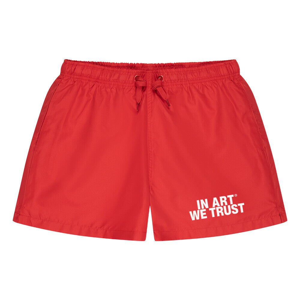 BLACK DRAWSTRING SHORTS swim