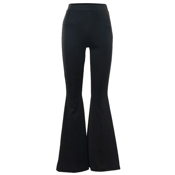 BLACK FLARED PANTS FOR WOMEN, FASHIONABLE AND VERSATILE LEGWEAR