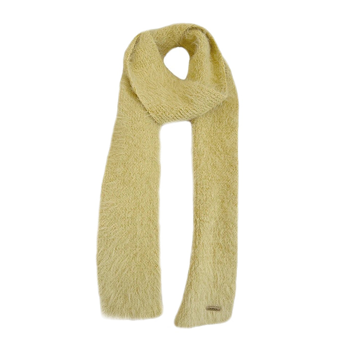 BLACK FUZZY SCARF FOR WOMEN AND MEN