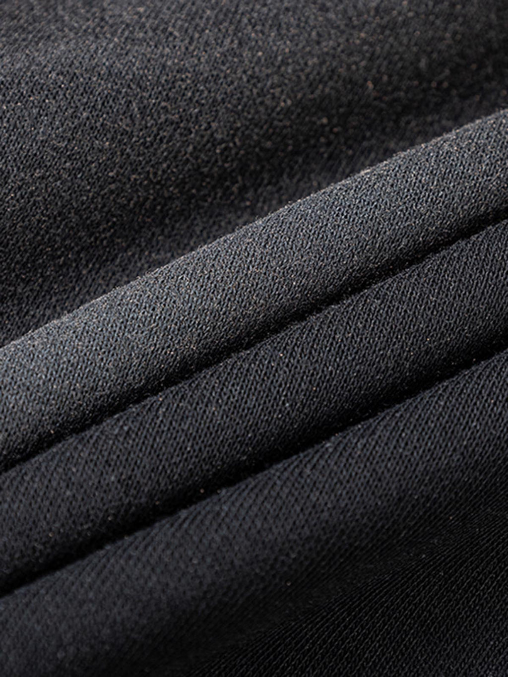 BLACK GRAPHIC LONG SLEEVE PULLOVER HOODIE