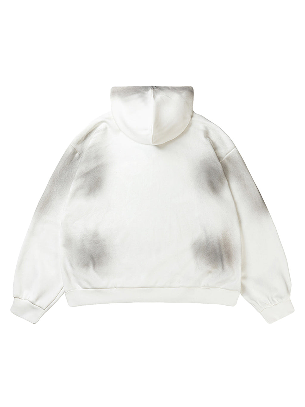 BLACK GRAPHIC LONG SLEEVE PULLOVER HOODIE