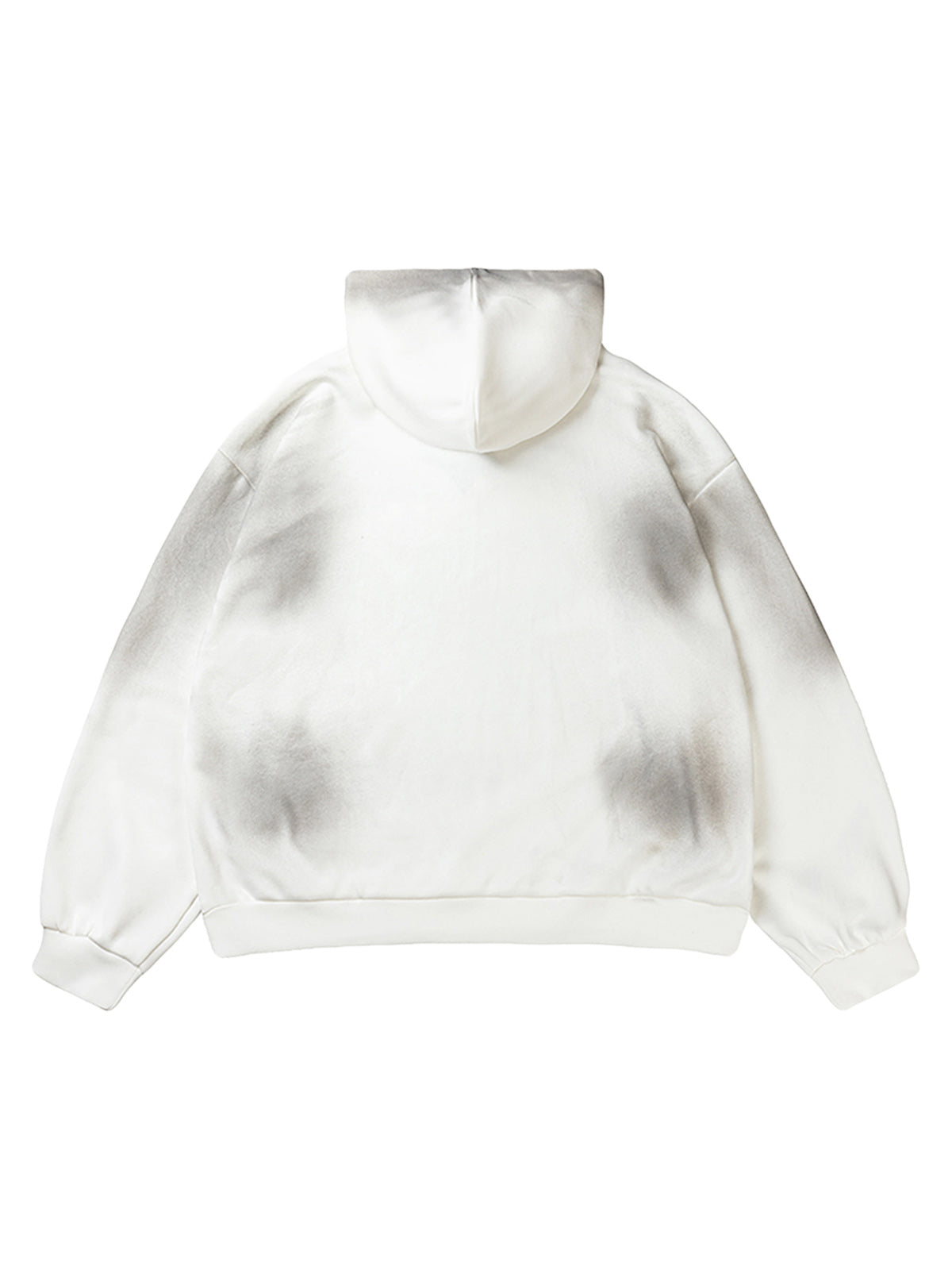 BLACK GRAPHIC LONG SLEEVE PULLOVER HOODIE