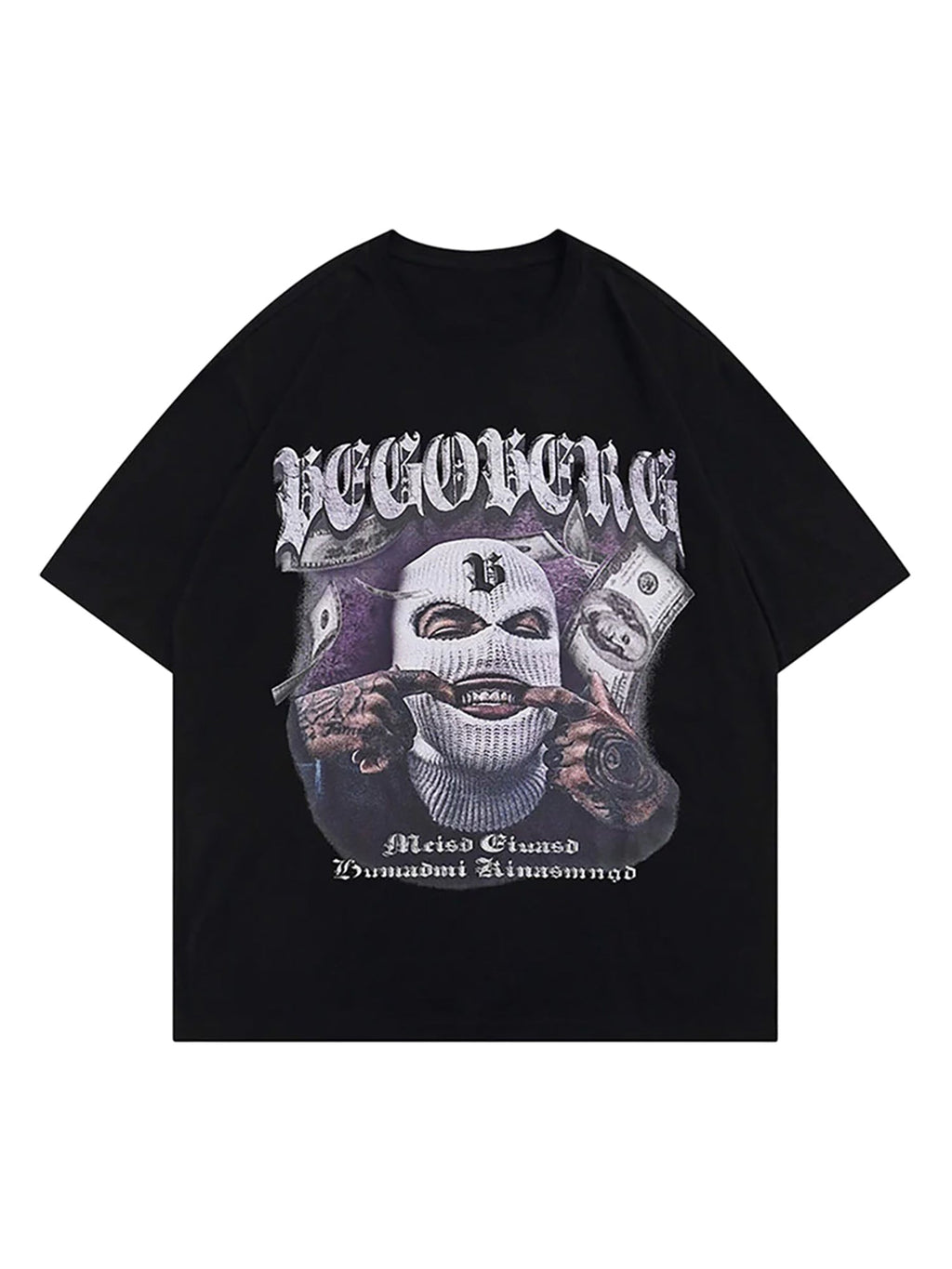 BLACK GRAPHIC T-SHIRT