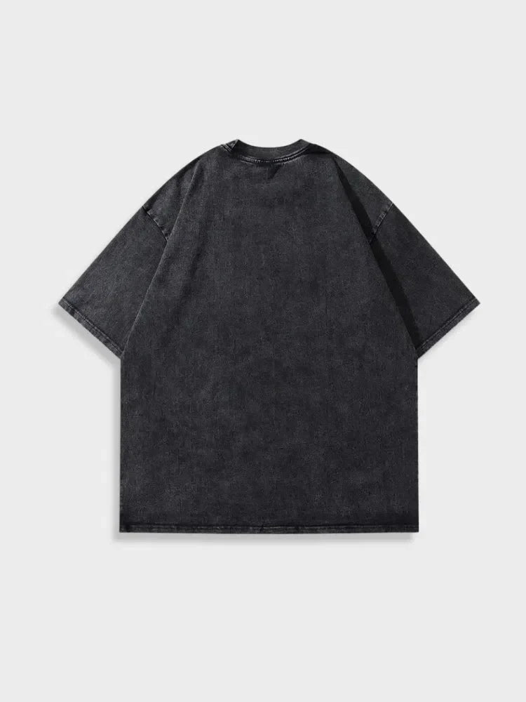 BLACK GRAPHIC T-SHIRT HOMIES TEE FOR CASUAL WEAR