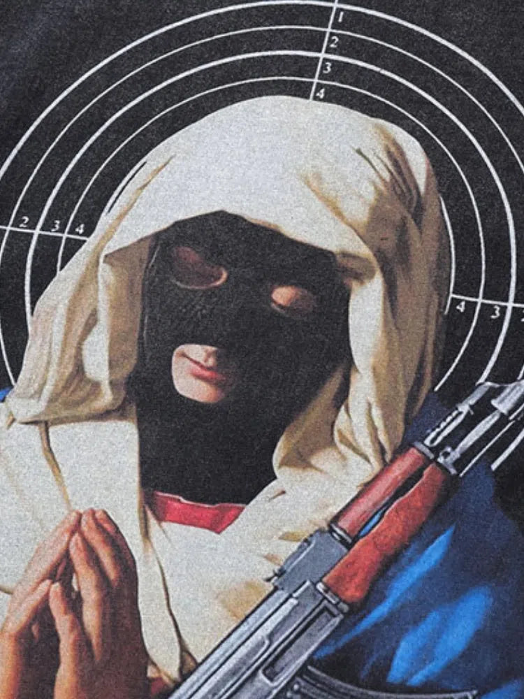 BLACK GRAPHIC T-SHIRT HOMIES TEE FOR CASUAL WEAR