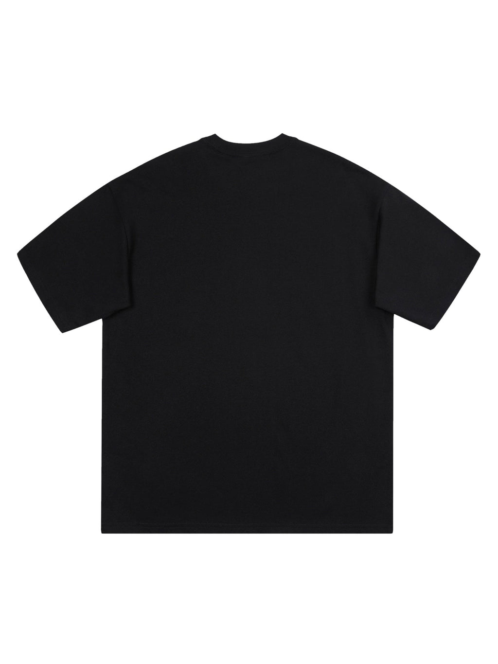BLACK GRAPHIC T-SHIRT LOOSE FIT SHORT SLEEVE