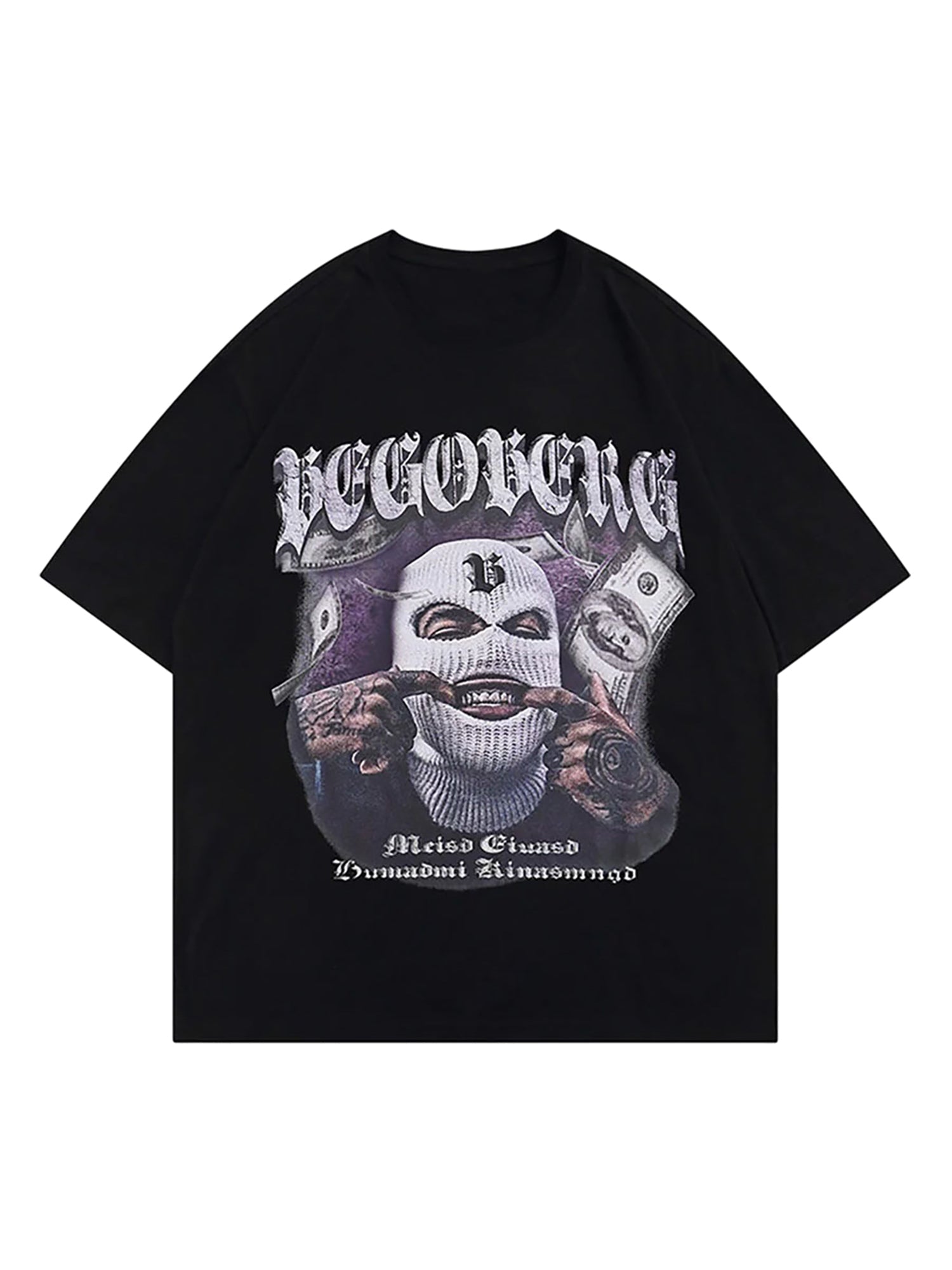 BLACK GRAPHIC T-SHIRT