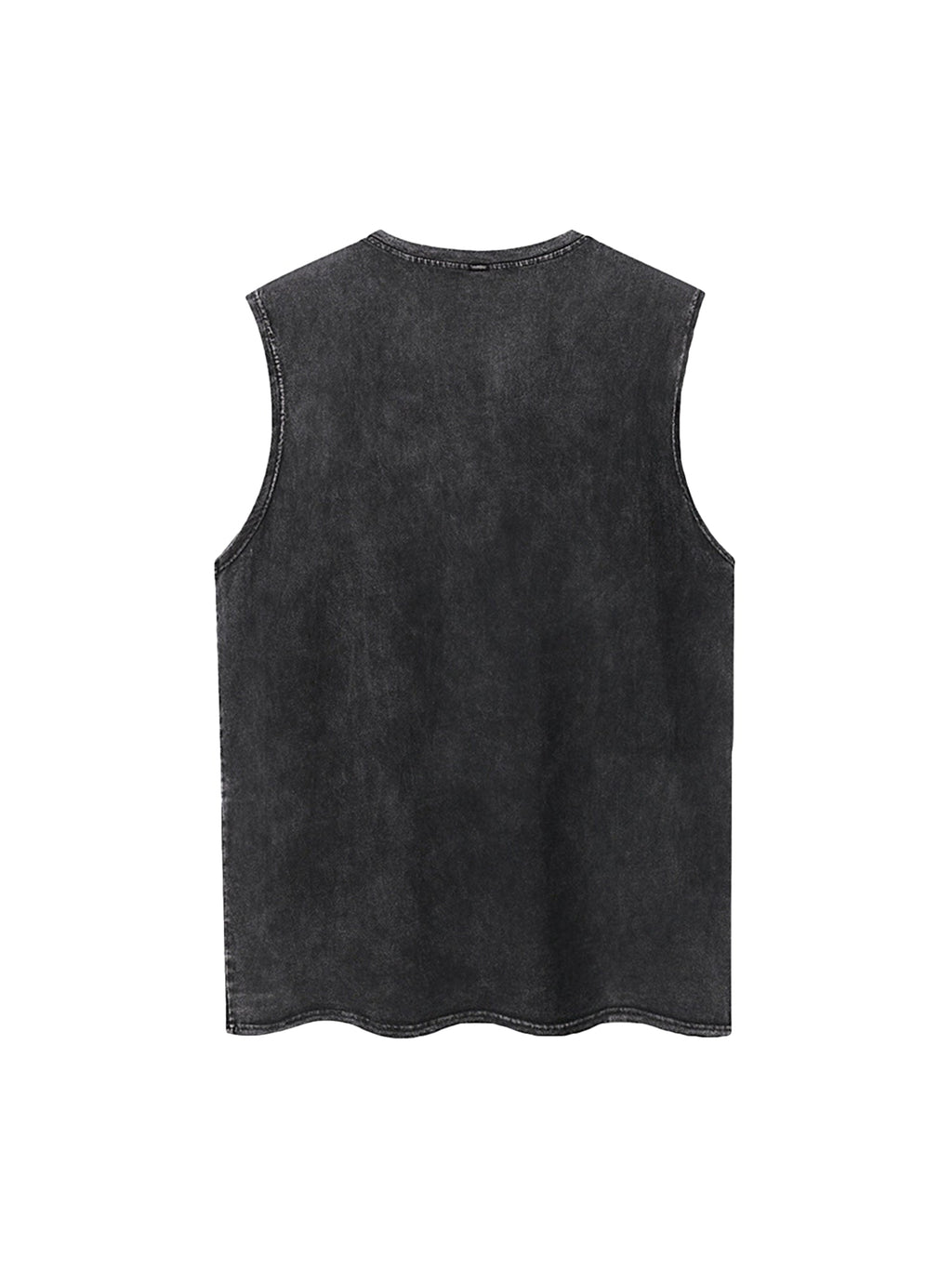 BLACK GREEN DAY SLEEVELESS PULLOVER WITH FLORAL PRINT